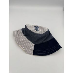 Refried Recycled Mixed Media Blue Patchwork Bucket Hat